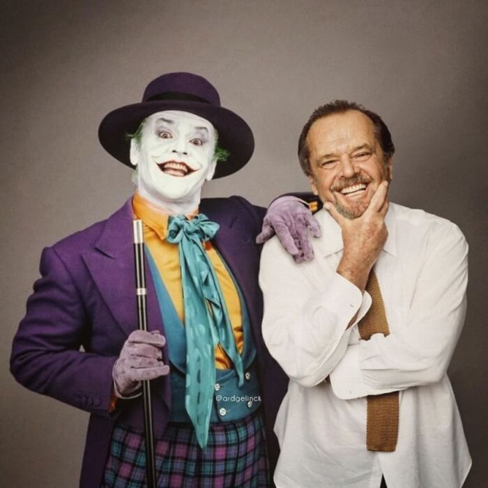 Photos Of Hollywood Actors, Jack Nicholson And The Joker
