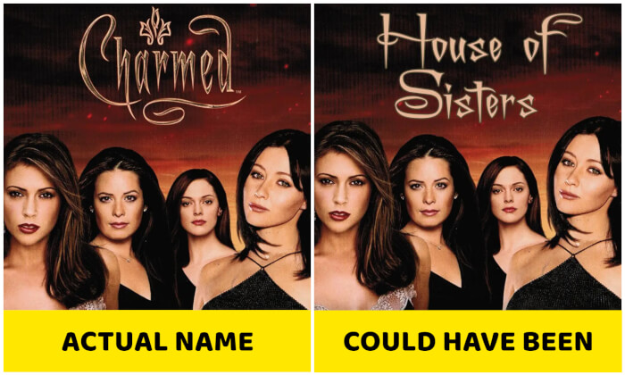 famous TV shows, Charmed, Original Names Of 10 Famous Shows
