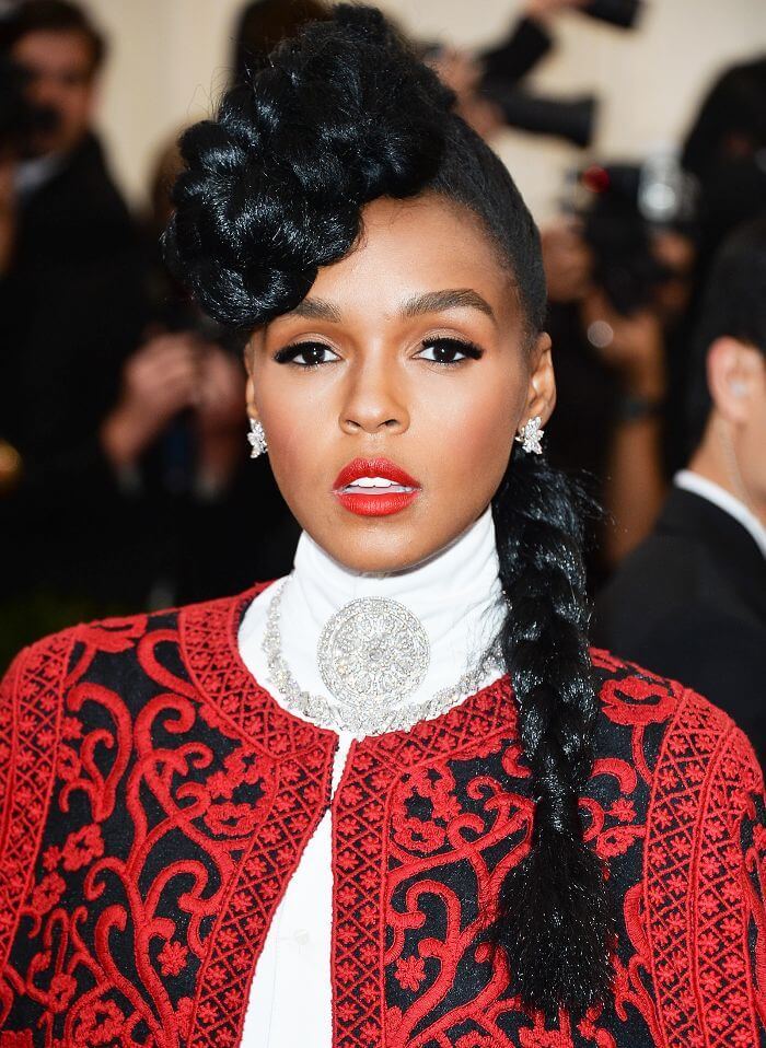 Side Braid Hairstyles, Janelle Monáe