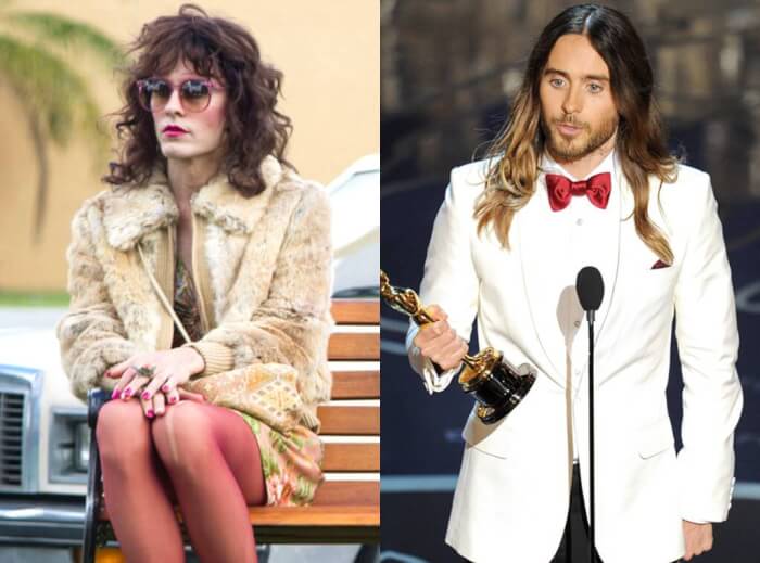Recognition For The Movie Role, Jared Leto - Dallas Buyers Club ryan gosling lovely bones ryan gosling the lovely bones tom hanks cast away weight loss