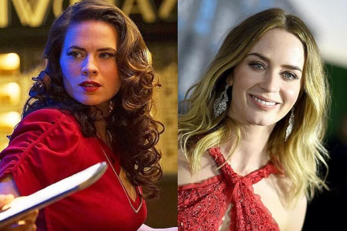 Stars Who Decline Big Marvel Movies Roles, Emily Blunt, Agent Carter