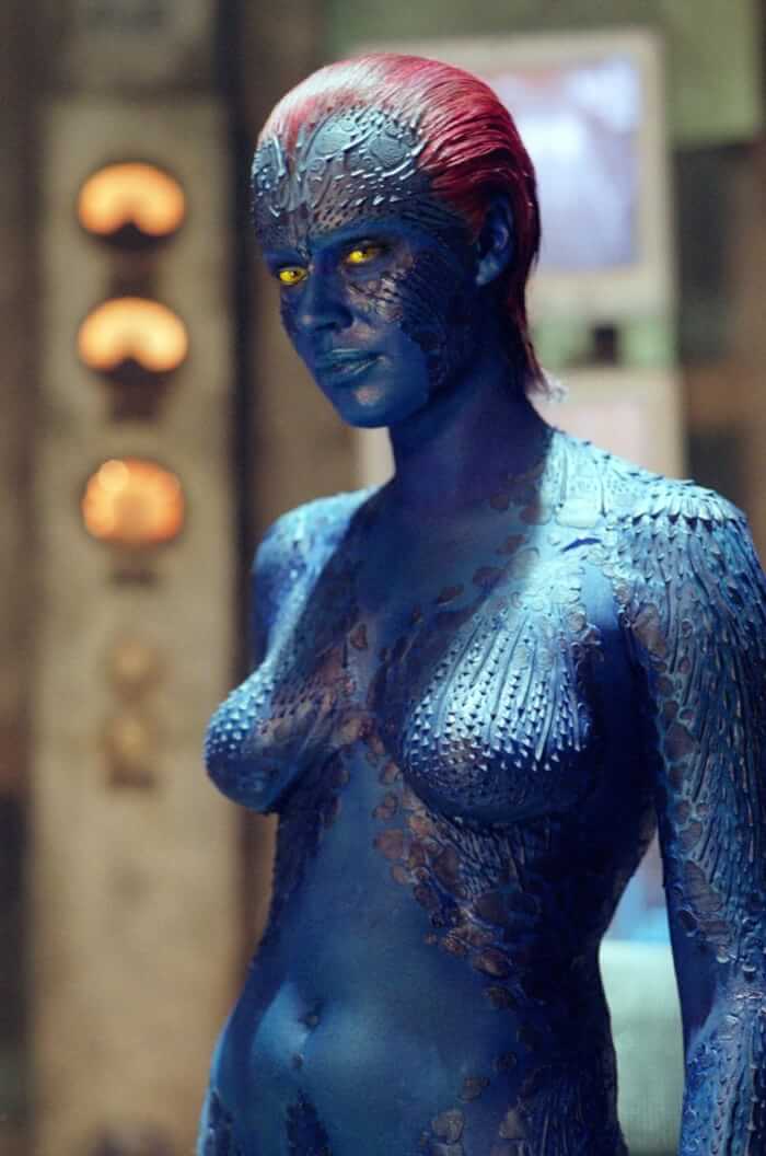 Jennifer Lawrence — Mystique, Movie Costumes