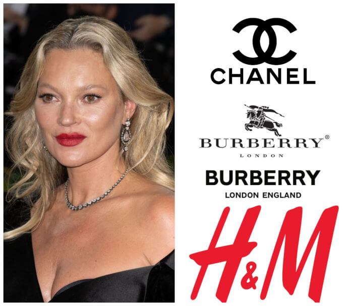 celebrities got dropped by big brands Kate Moss
