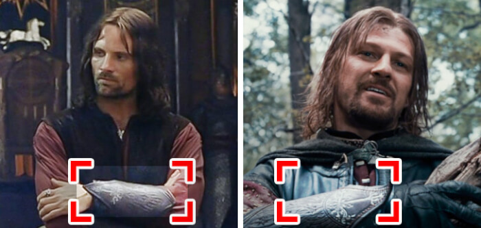 Costume Designers Left Hints For Viewers, Aragorn and Boromir’s bracers in the LOTR Trilogy