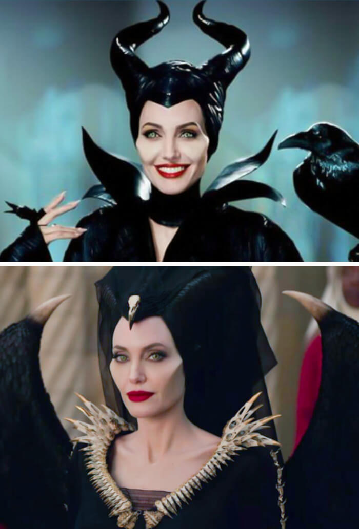 Costume Designers Left Hints For Viewers, Costume changes in Maleficent movies