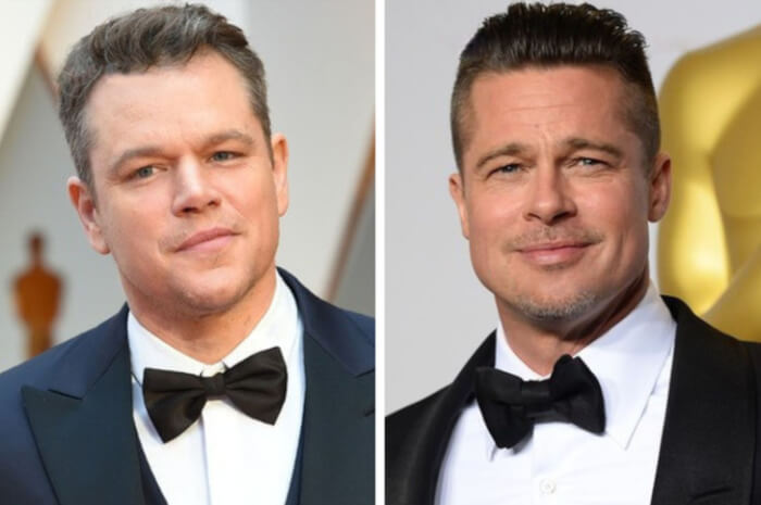 Stars Who Admit Being Confused With Other Celebs, Brad Pitt and Matt Damon