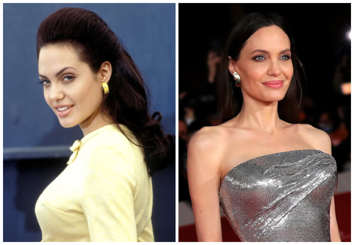 celebrities who only got more beautiful Angelina Jolie