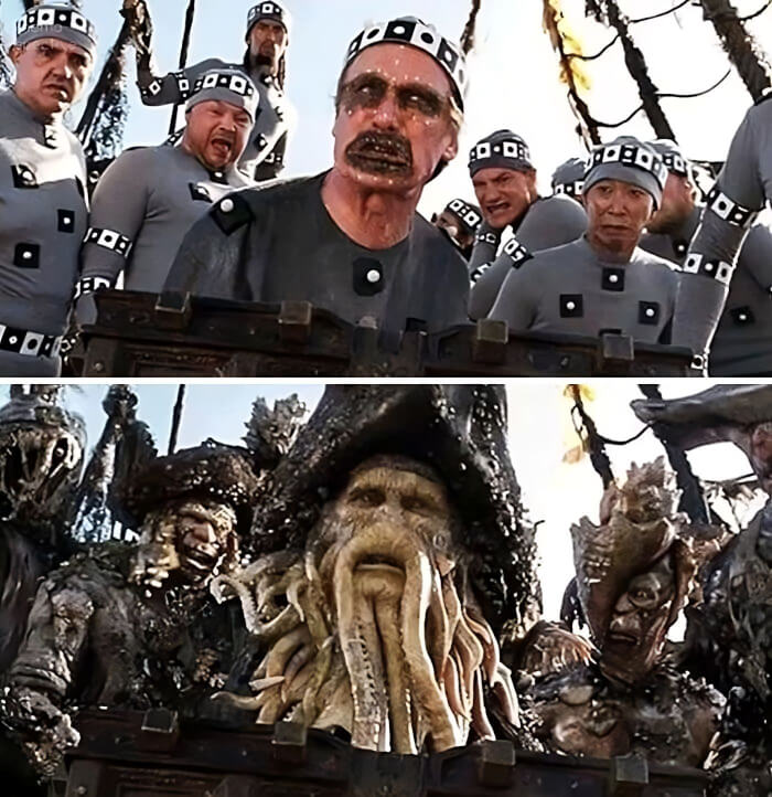 Fearsome Crew of the Flying Dutchman From Pirates Of The Caribbean: Dead Man's Chest