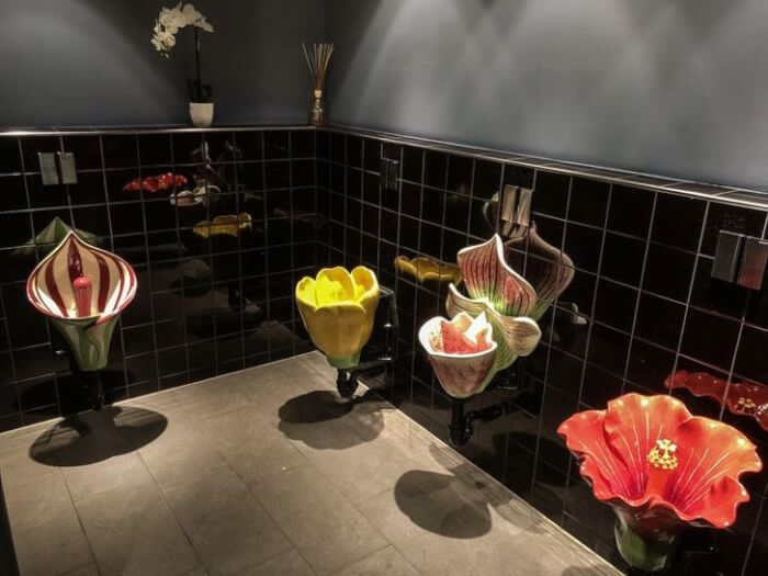 These flowers are urinals