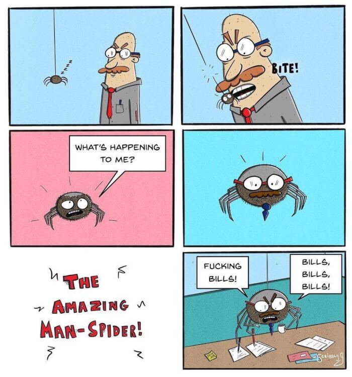 Absurd Comics, Man-spider the best