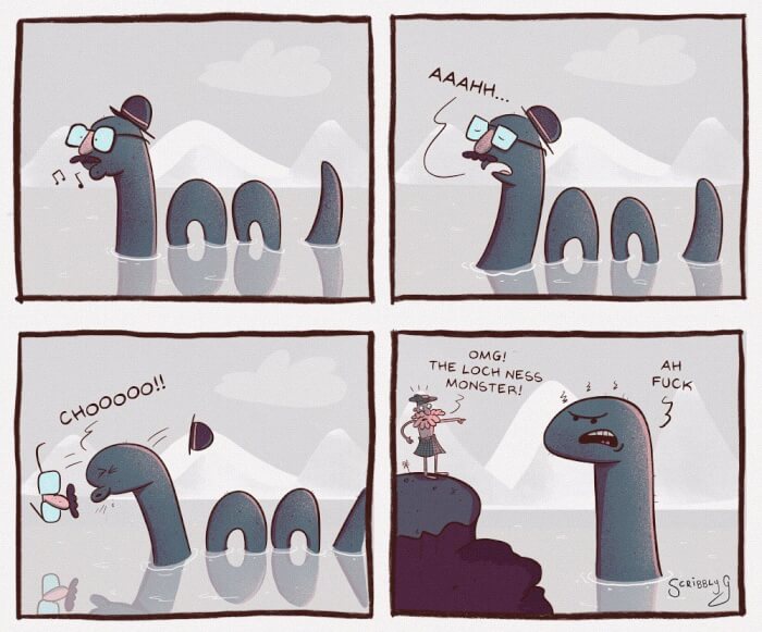 Absurd Comics, Loch Ness monster