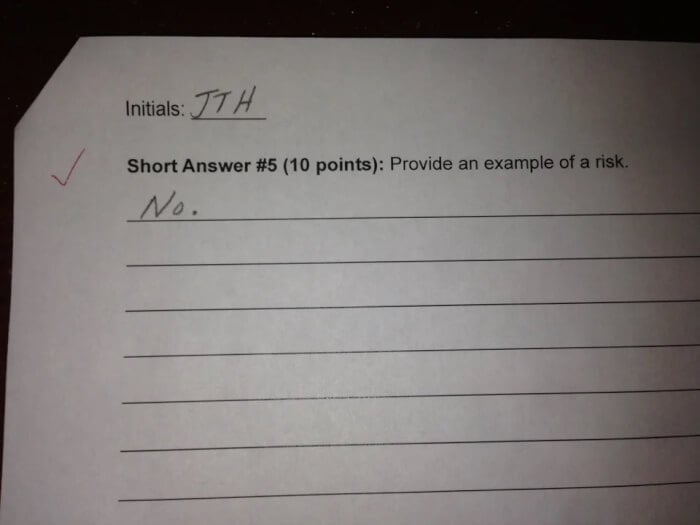Snappy And Funny Test Answers