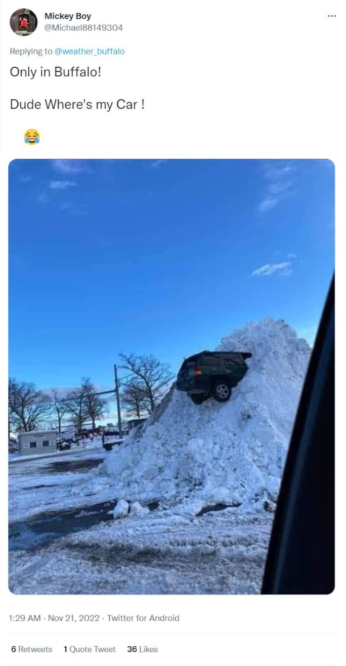 How Heavy The Snow Is