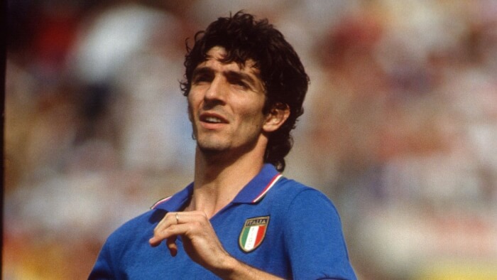 Players Who Scored In 6 Consecutive World Cup Matches, Paolo Rossi (Italy)