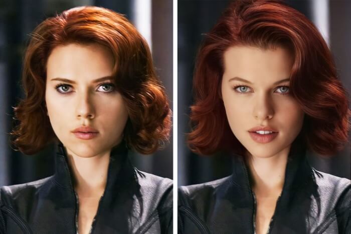 Modern Superheroes, Scarlett Johansson — Milla Jovovich