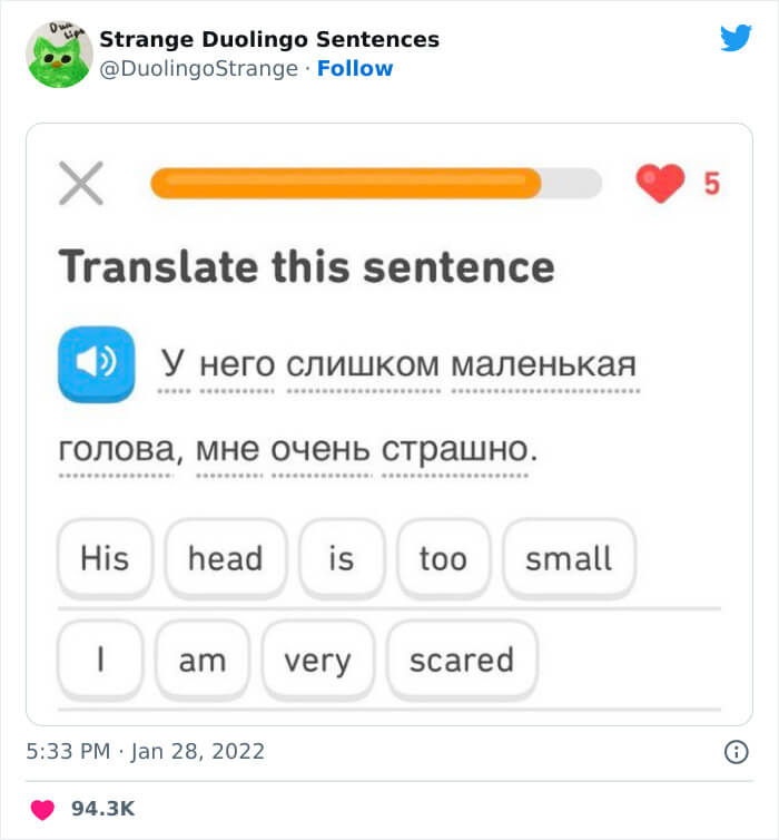 Duolingo’s Funniest, duolingo stories