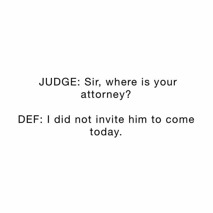 Overheard courthouse conversations