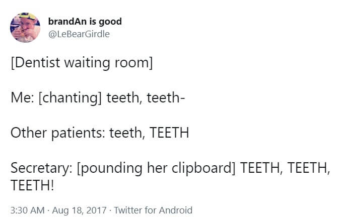 visit the dentist