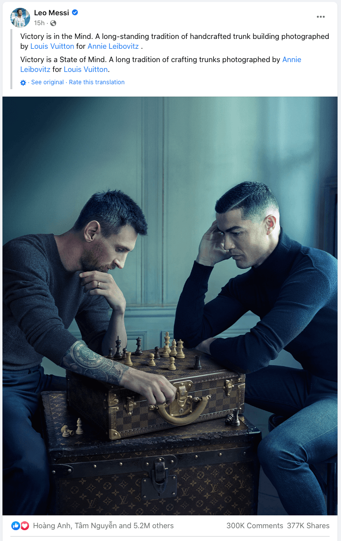 Louis Vuitton Messi And Ronaldo Playing Chess, messi ronaldo chess photo