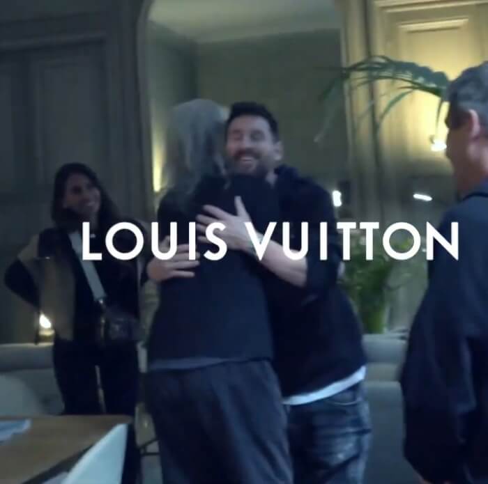 Louis Vuitton messi and ronaldo photoshop