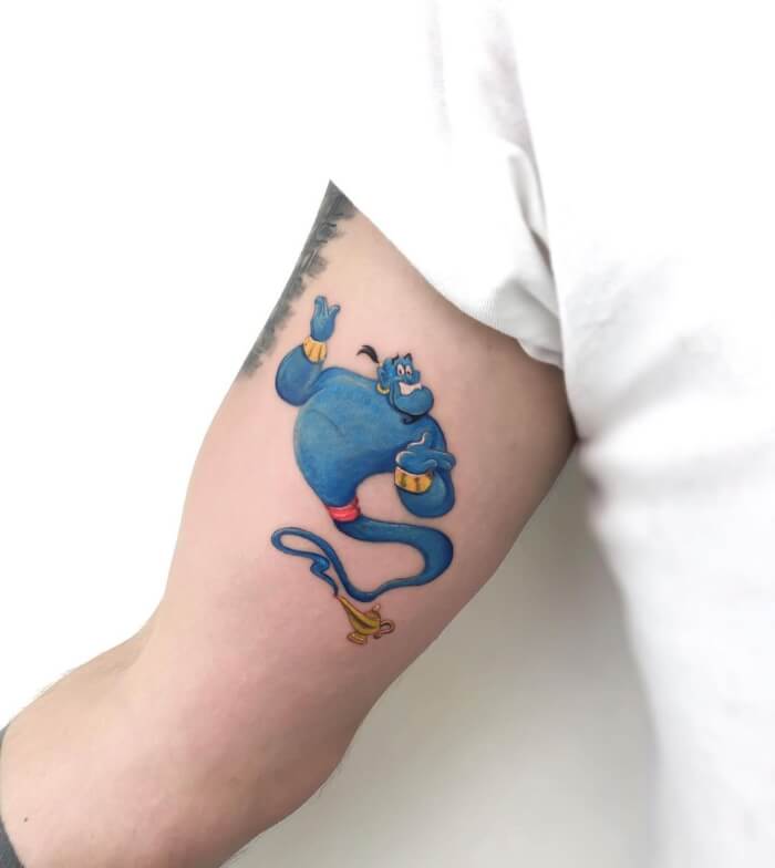 disney tattoos, The Genie