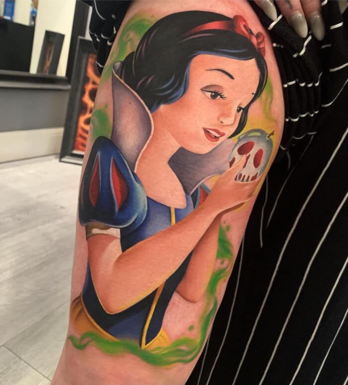 disney tattoos, Snow White and the Seven Dwarfs