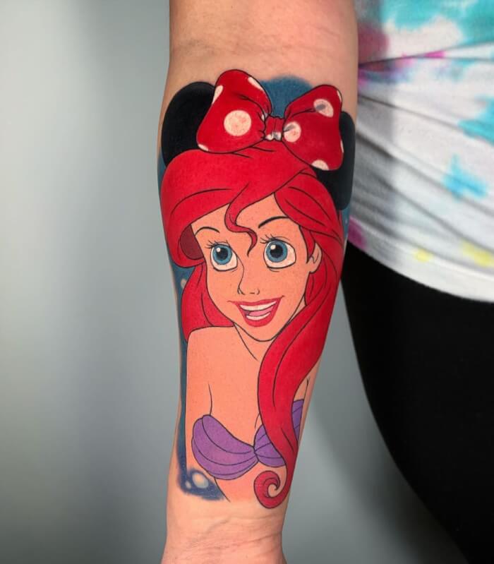 disney tattoos, Ariel