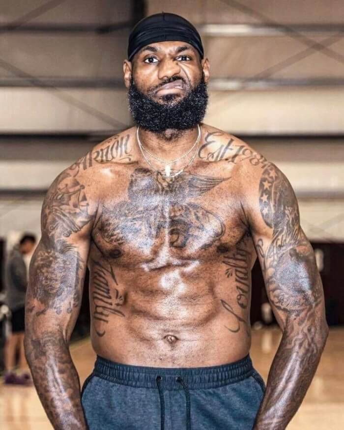 Lebron James Chest Tattoo Meaning