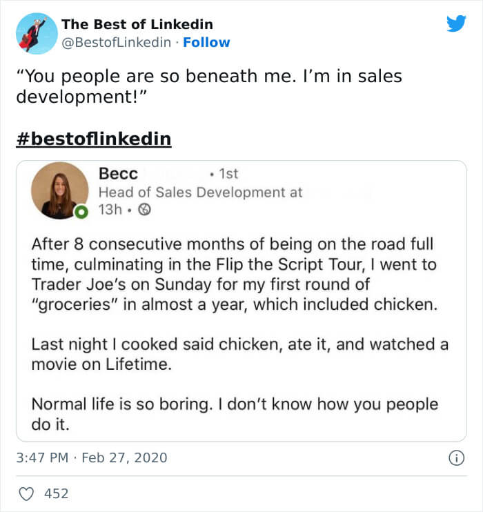 Cringeworthy LinkedIn Posts