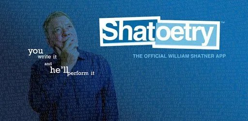 Celebrities With Their Own Apps, Shatoetry - by William Shatner