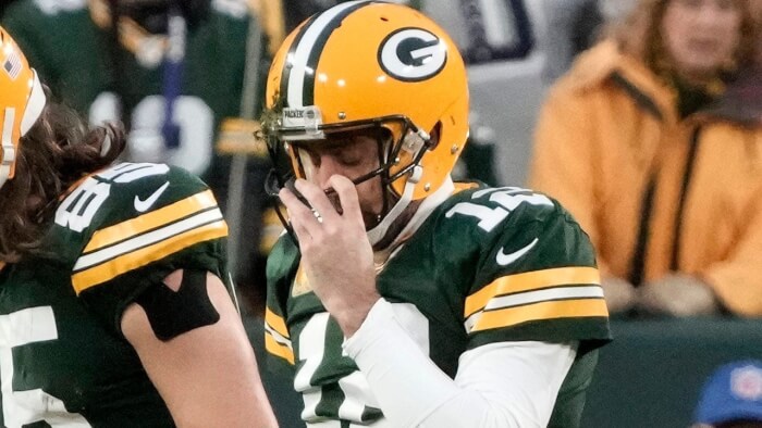 Aaron Rodgers Yelling At Coach