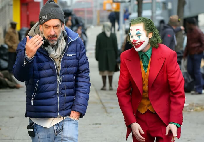 Todd Phillips, the director of Joker, just told Joaquin Phoenix a joke