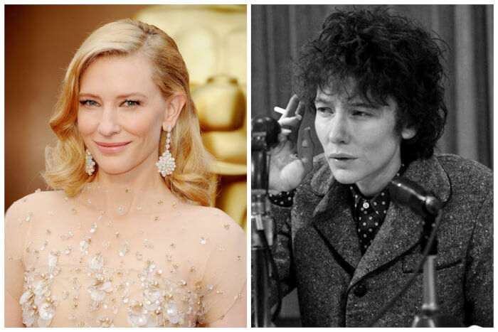 actresses played these male characters Cate Blanchett - Bob Dylan