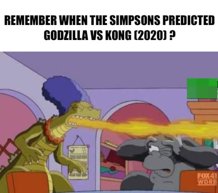 Godzilla and Simpson