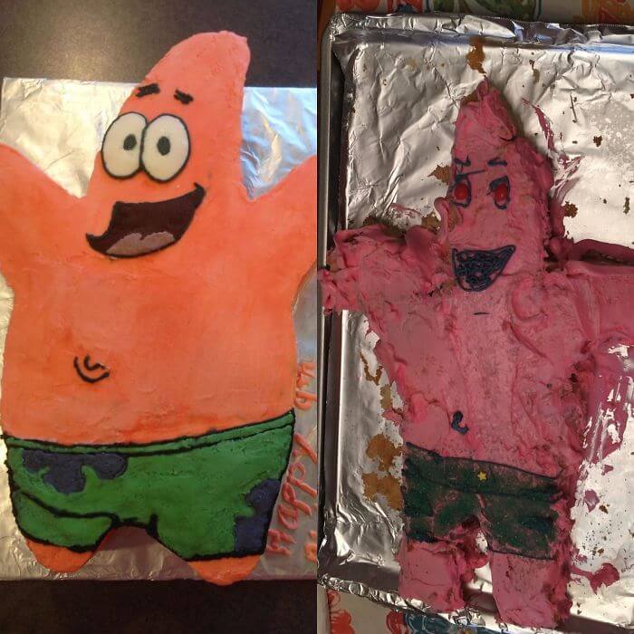 Failed cake