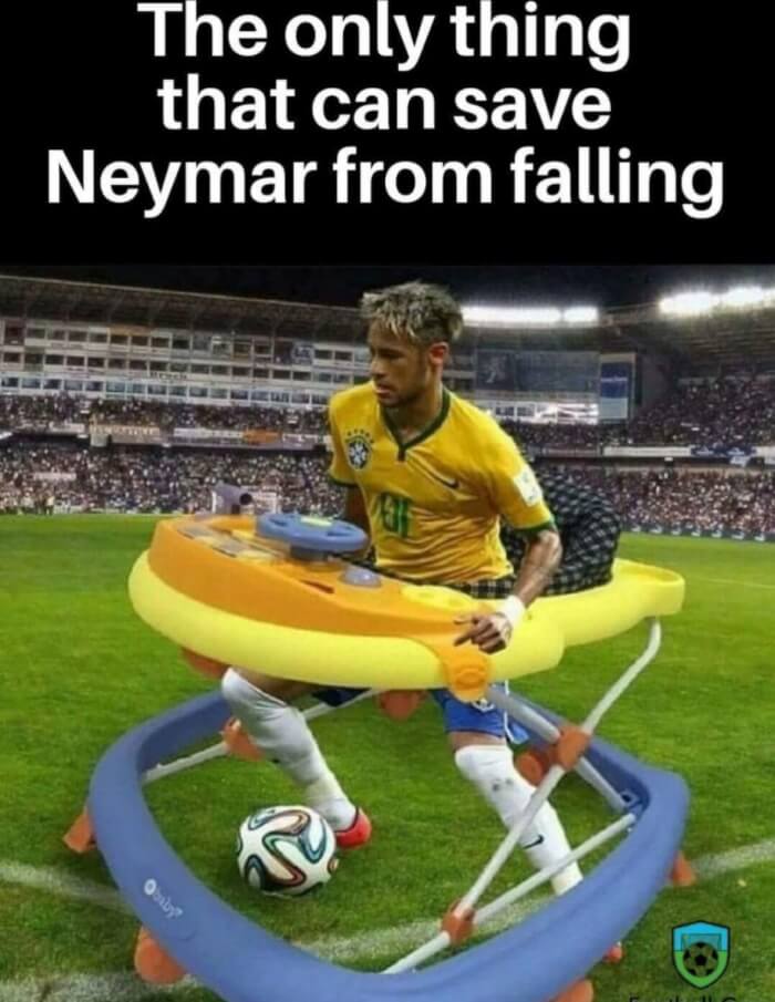 The only thing that can save Neymar from falling
