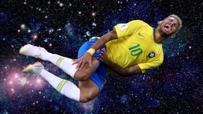 Neymar is out of the universe