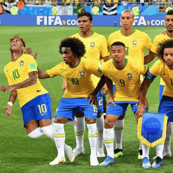Neymar & the Brazil WC Team