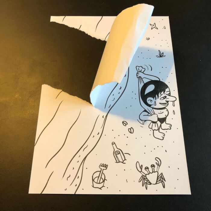 cartoon piece of paper, how to draw a piece of paper