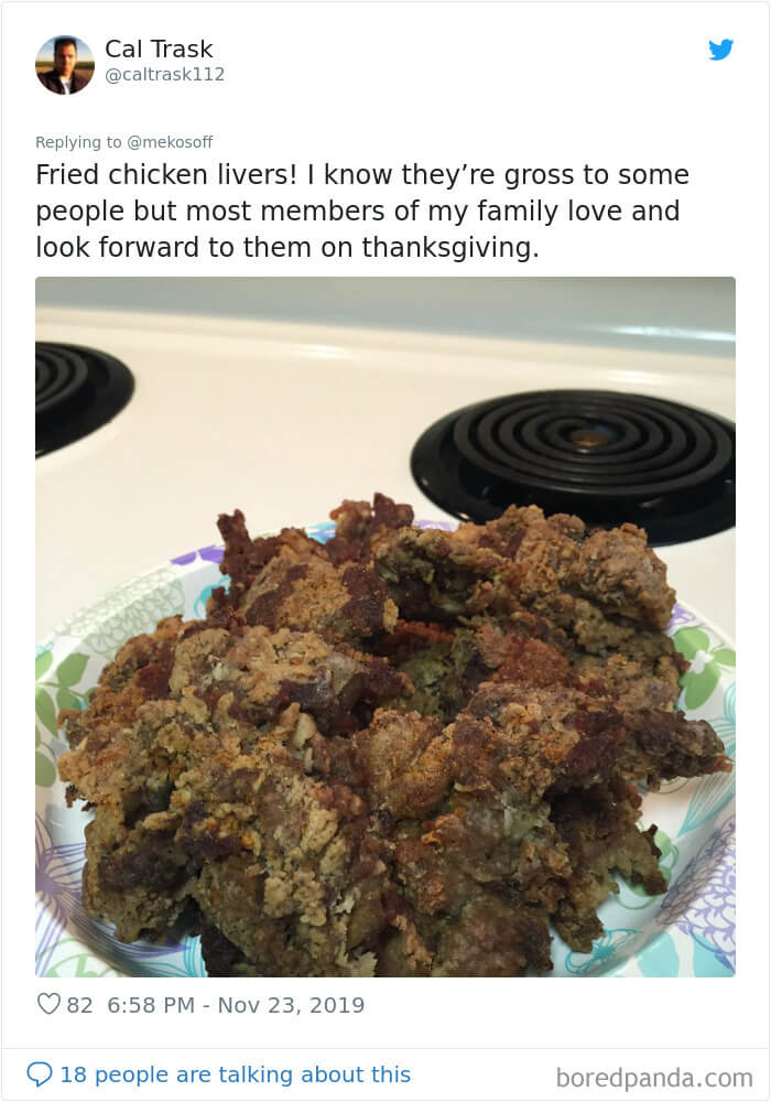 Fried Chicken Liver, funny candle memes, Weird Thanksgiving Dishes