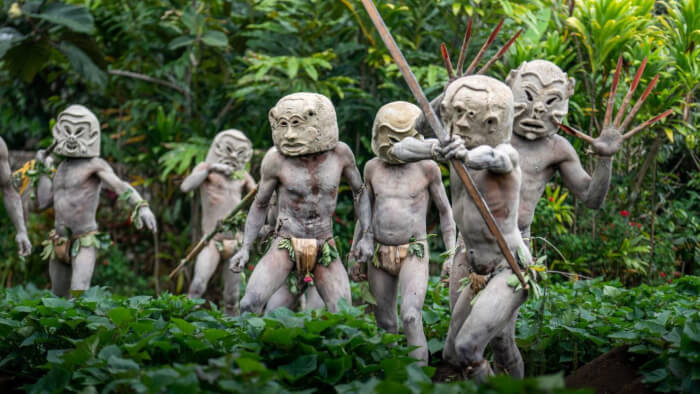 Asaro Mud Men - Goroka, Papua New Guinea