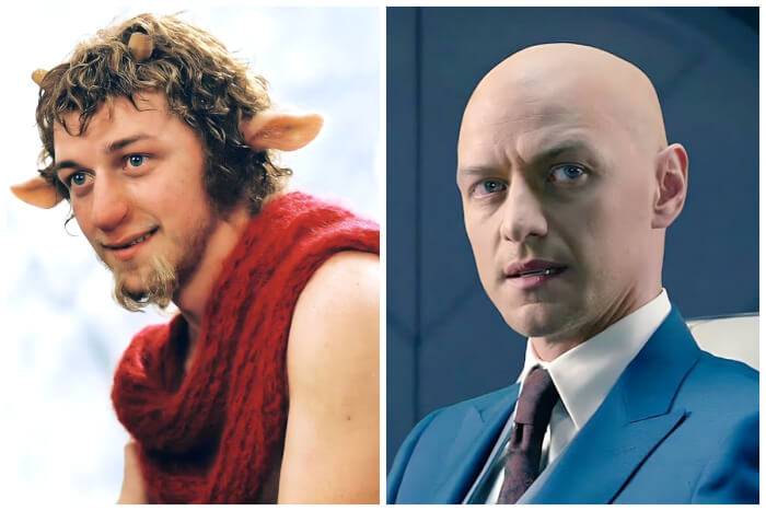 actors who changed 180 degrees James McAvoy