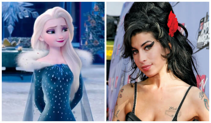 Elsa was based on Amy Winehouse