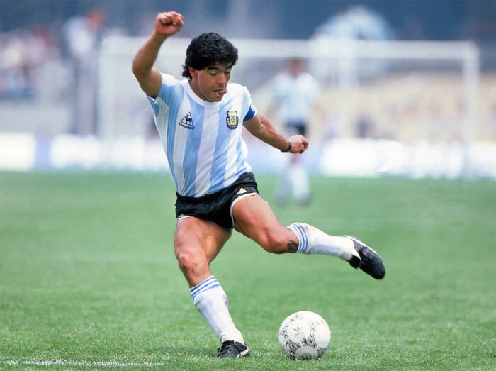 Dancers' With The Most Dribbles At World Cup History, Diego Maradona, most dribbles in world cup history