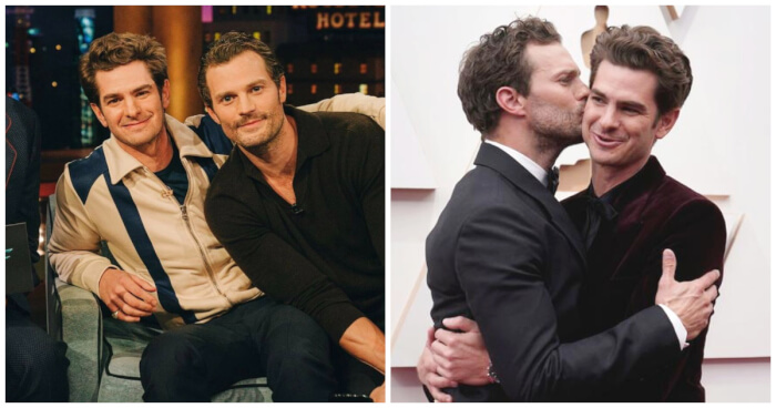 Jamie Dornan and Andrew Garfield, famous bromances