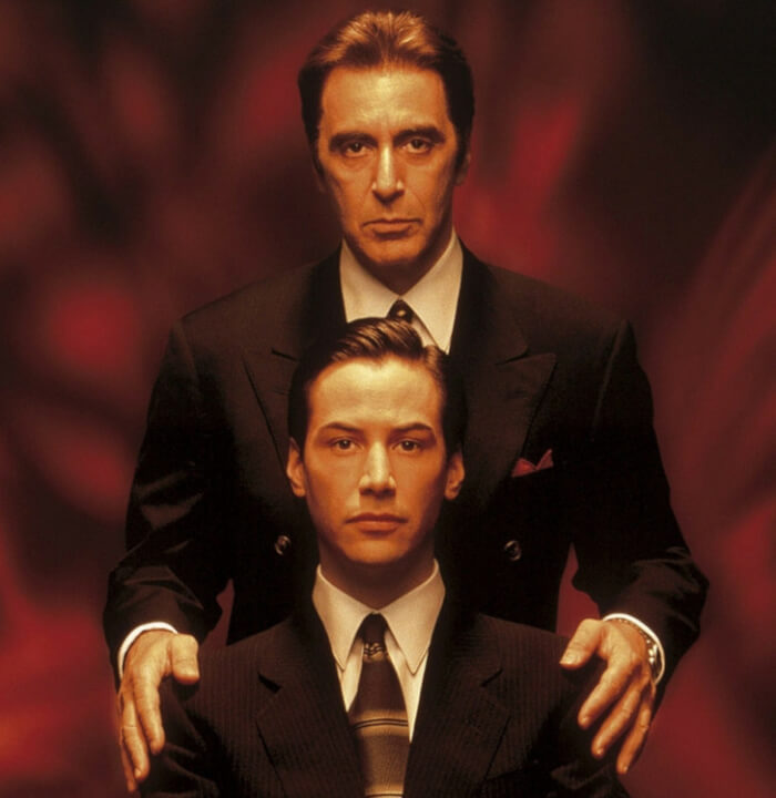 movie stars who went above and beyond Keanu Reeves - The Devil’s Advocate