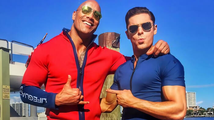 working with famous actors Dwayne “The Rock” Johnson