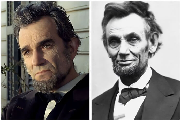 Daniel Day-Lewis as Abraham Lincoln in Lincoln