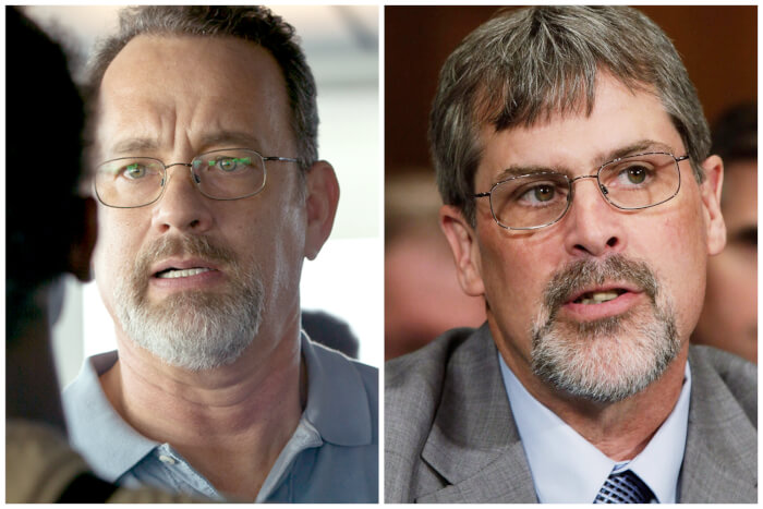 actors who played real people Tom Hanks as Captain Richard Phillips
