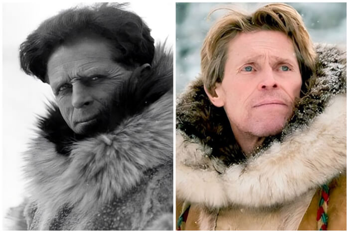 actors who played real people Willem Dafoe as Leonhard Seppala